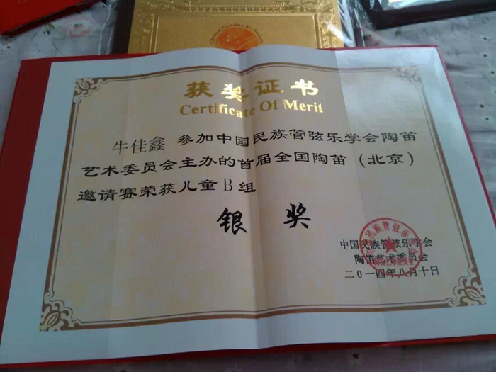 九三局直小学师生在首届全国陶笛邀请赛获奖(图4)