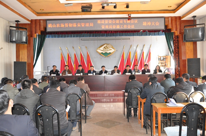 鹤山农场全面贯彻落实管理局当前各项重点工作会议精神(图1)