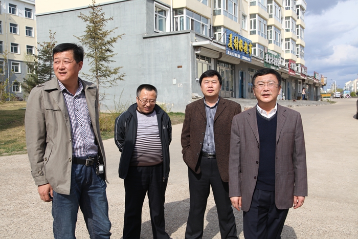 王正非到嫩北农场检查指导环境建设工作(图1)