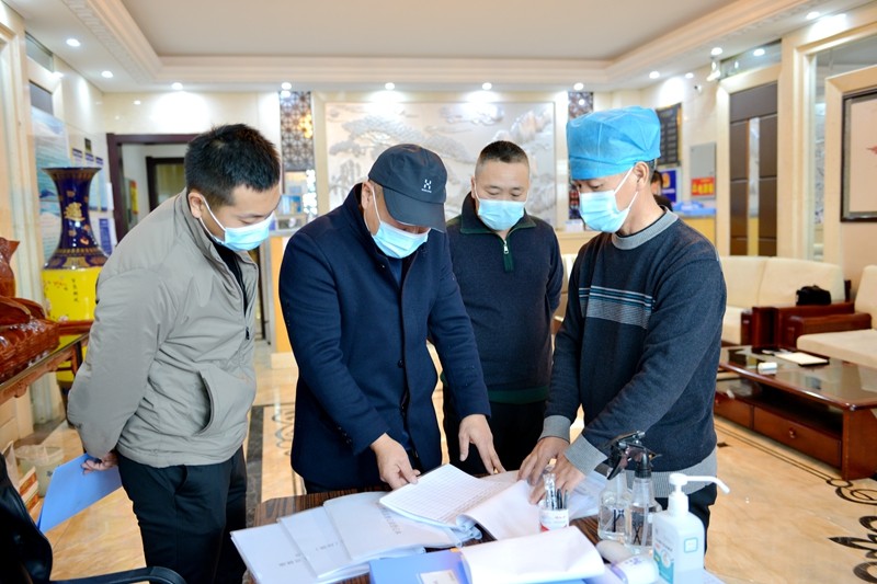 建三江分公司疫情防控督导组到前进农场有限公司督导检查(图1)