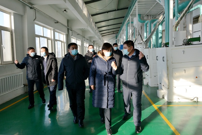 于家傲到前进农场有限公司调研(图1)