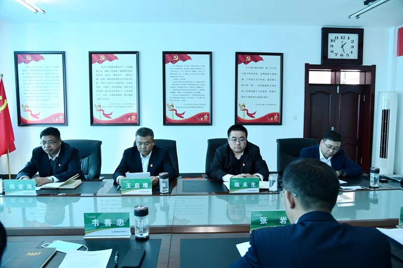 前进农场有限公司召开党委领导班子2021年度党史学习教育专题民主生活会(图4)