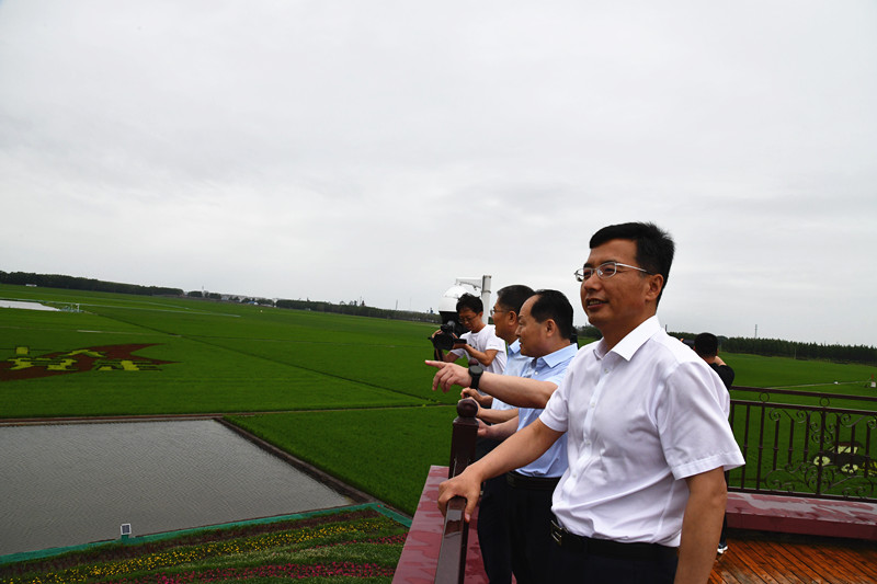 郐思维陪同省教育厅副厅长解宗军到前进农场有限公司调研(图2)
