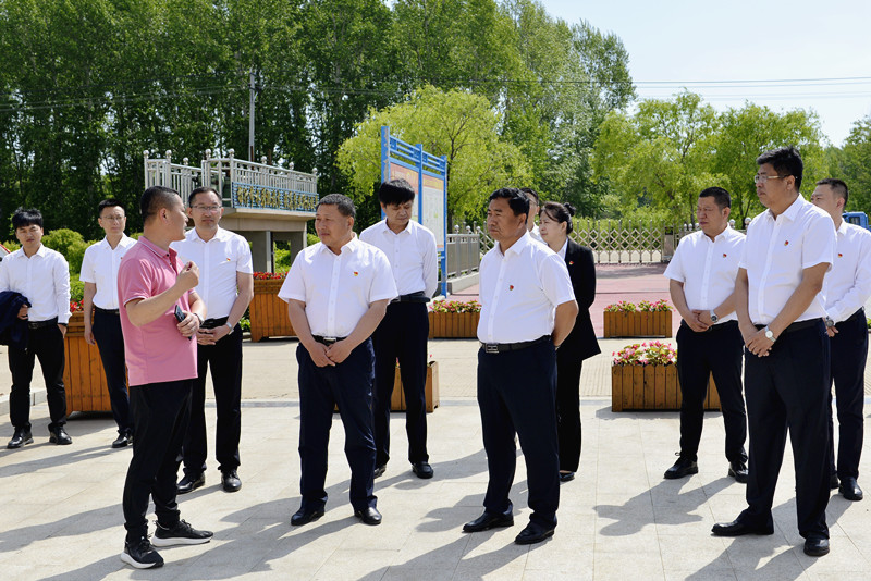 建三江分公司主题教育第三联络组到前进农场有限公司检查指导工作(图2)