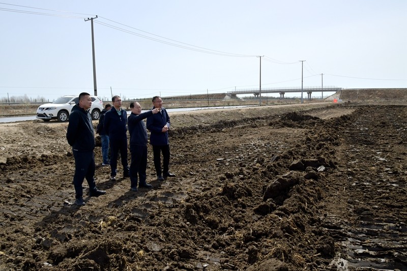 曲凯深入一线检查指导国债高标准农田建设项目(图1)
