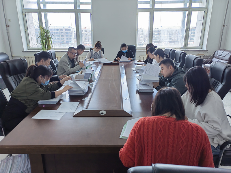 前进农场有限公司开展凭证互查加强财务管理(图1)