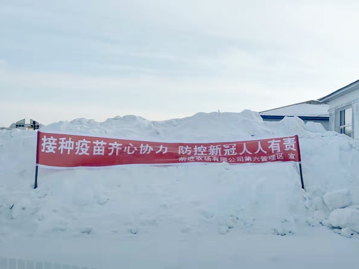 前进农场有限公司第六管理区狠抓两节疫情防控 全力守护人民健康(图2)