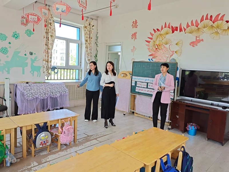 前进农场有限公司幼儿园安全卫生大检查筑牢安全防线(图1)