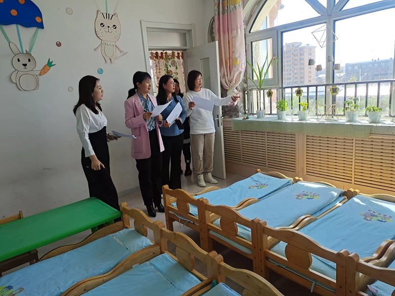 前进农场有限公司幼儿园安全卫生大检查筑牢安全防线(图2)