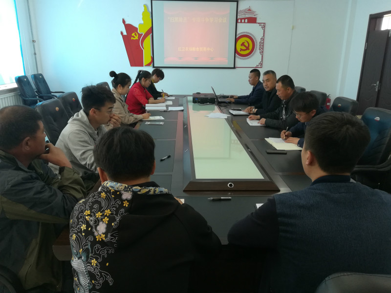 红卫粮贸中心开展扫黑除恶系列活动(图1)