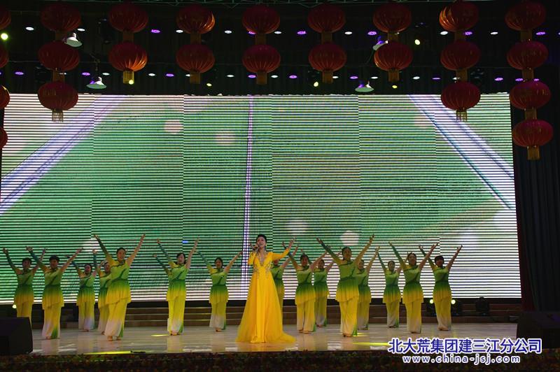 前进农场举办“扬帆远航向前进 欢天喜地过大年”春节联欢晚会(图3)