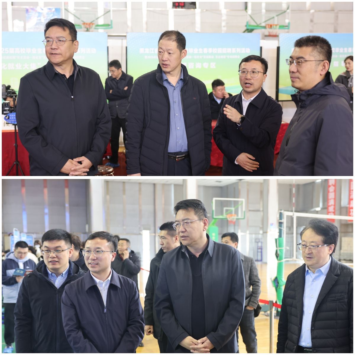 我校举办绥化市"百站联动 百企进校"专场招聘会(图2)
