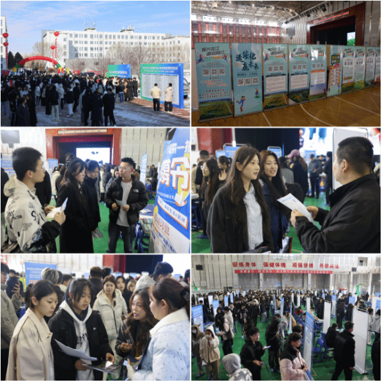 我校举办绥化市"百站联动 百企进校"专场招聘会(图3)