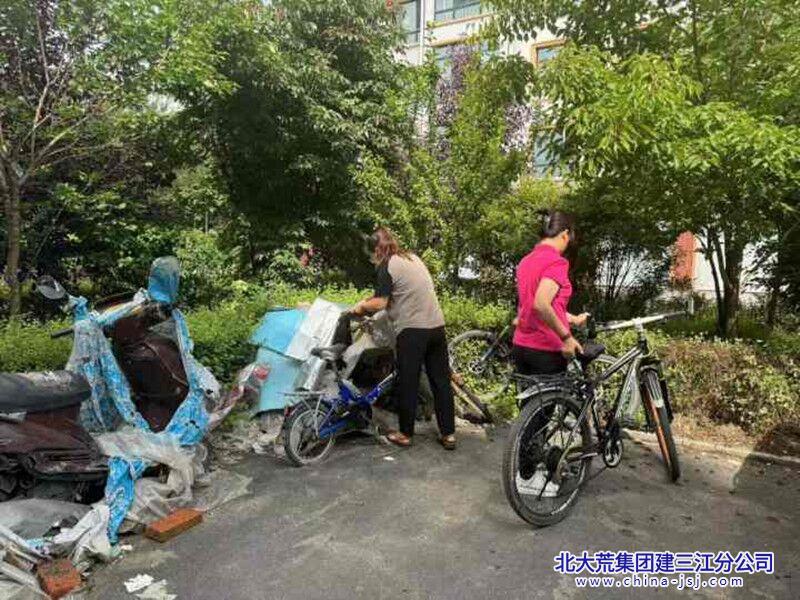 七星农场有限公司社区开展环境整治行动(图3)