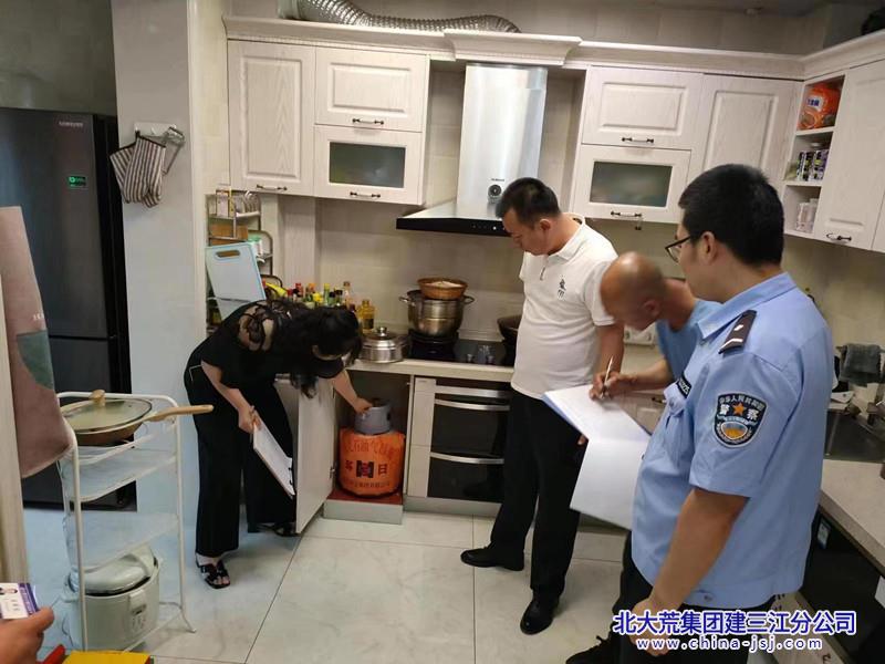 七星农场有限公司社区开展燃气安全专项检查活动(图2)