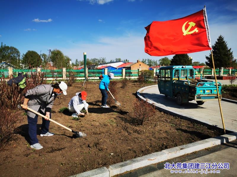 前锋农场有限公司社区按下环境“美颜键”绘就“宜居”美画卷(图2)