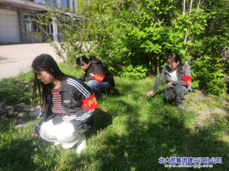 大兴农场有限公司社区开展“同心联建 共筑禁毒防线”活动(图1)