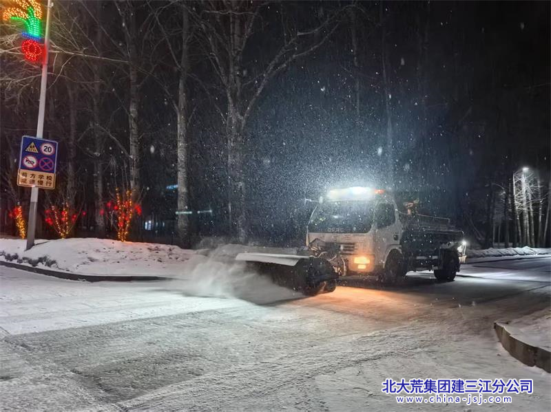 洪河农场有限公司多举措应对恶劣天气 守护居民出行(图2)