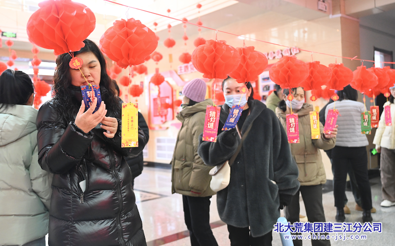 创业农场有限公司举办“正月闹新春 职工猜灯谜”活动(图2)