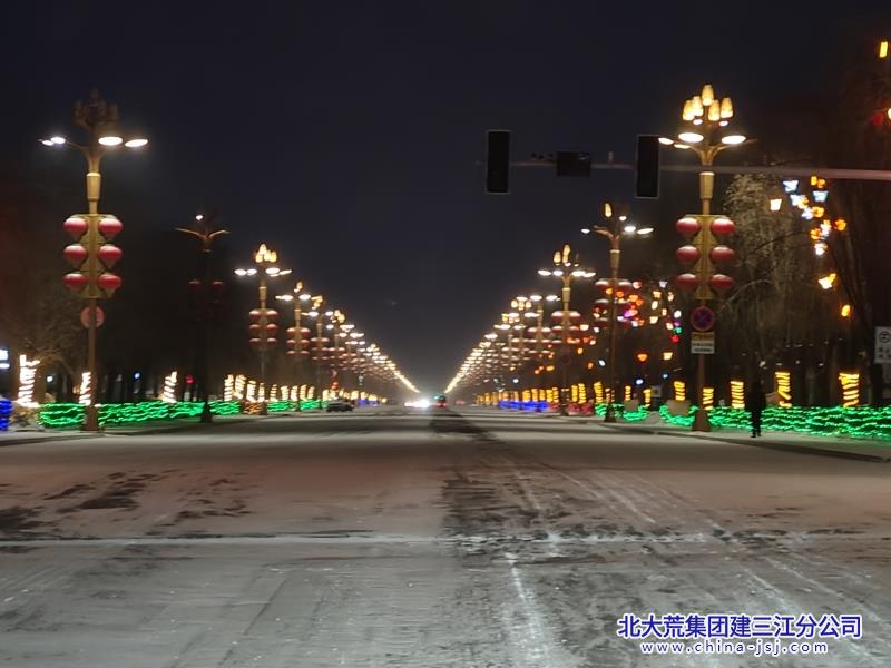 创业农场有限公司安装彩灯喜迎佳节氛围浓(图2)