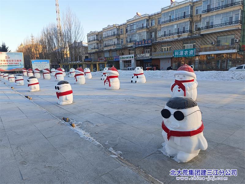洪河农场有限公司携手打造“冰雪一条街”打卡圣地(图1)