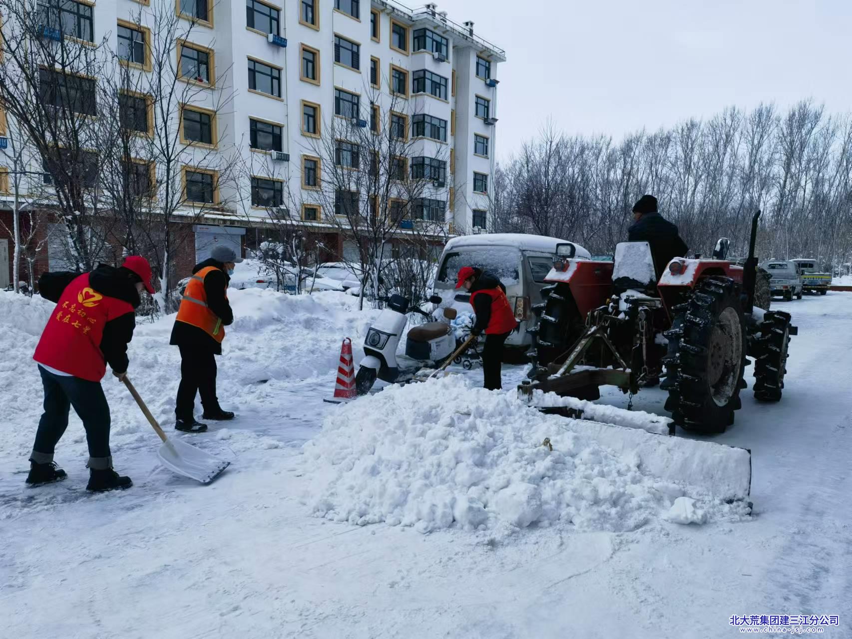 七星农场有限公司“清雪除冰保安全 一心为民解民忧”(图1)