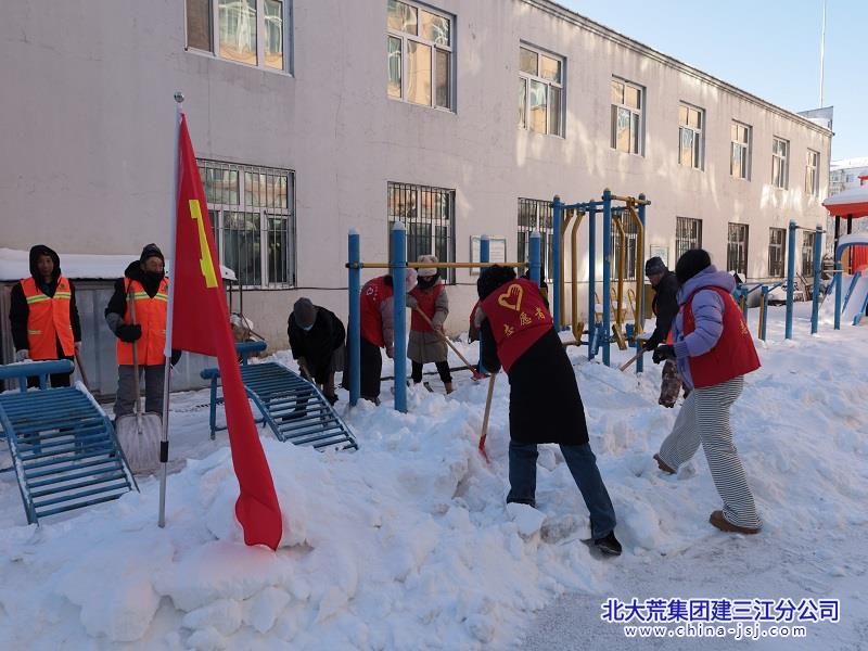 欣园社区开展“清雪除冰 美化家园”志愿服务活动(图3)