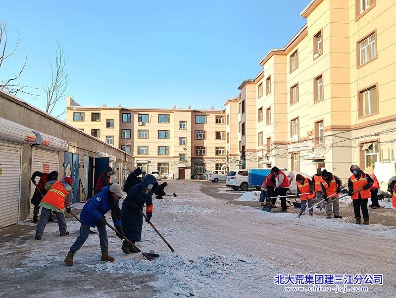 盛源社区开展“清冰除雪保平安 志愿服务暖民心”服务活动(图2)