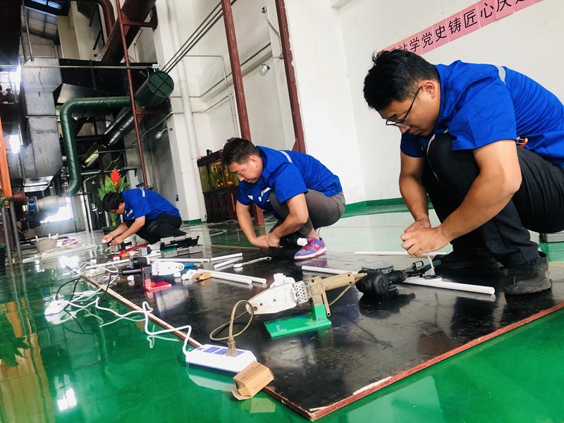 水暖站举办学党史铸匠心庆建党百年职业技能大赛(图2)