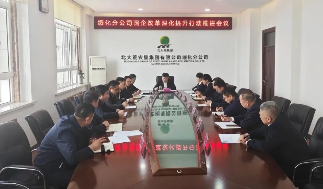 绥化分公司召开国企改革深化提升行动推进会议(图1)