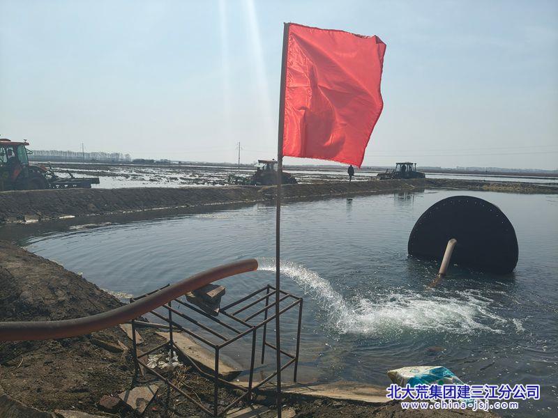 创业农场有限公司泡田整地“加速度”抢占春耕主动权(图1)
