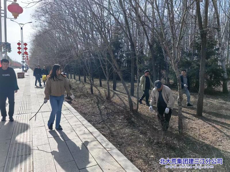 浓江农场有限公司志愿服务擦亮小城新颜值(图2)