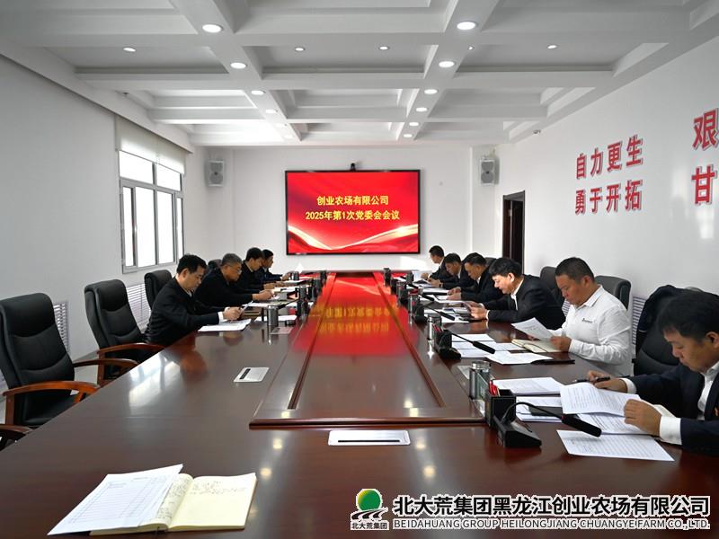 创业召开2025年第一次党委会会议
                            (图1)