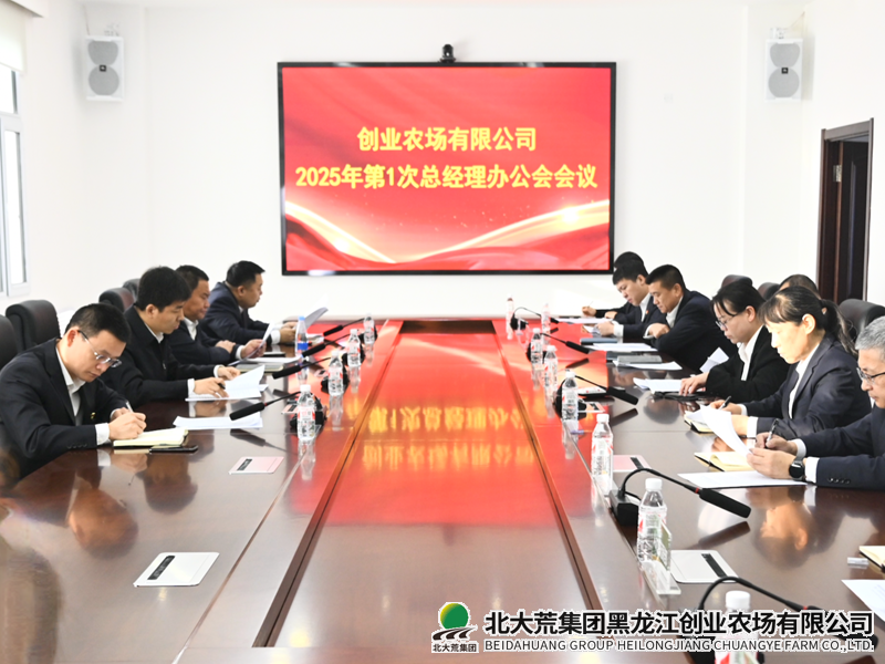 崔少宁主持召开2025年第1次总经理办公会
                            (图1)