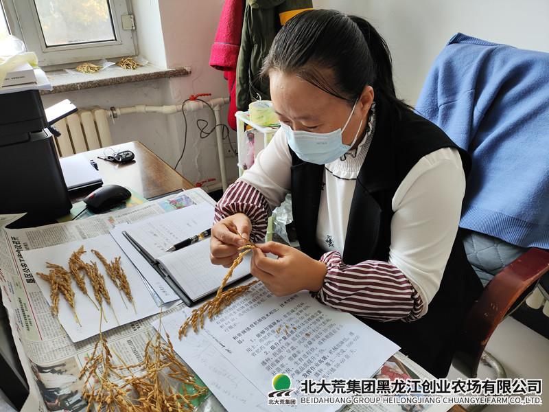 【秋收进行时】农业科技服务中心圆满完成科研试验脱谷工作
                            (图1)