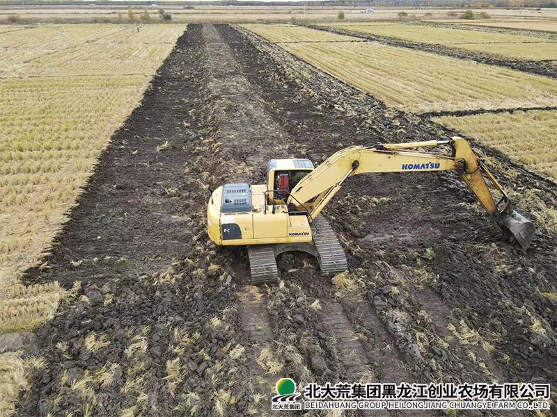 【高标准农田建设】创业农场格田改造打造“良田”进行时
                            (图1)