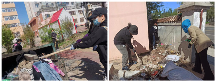 局直社区开展环境卫生整治志愿服务活动(图2)